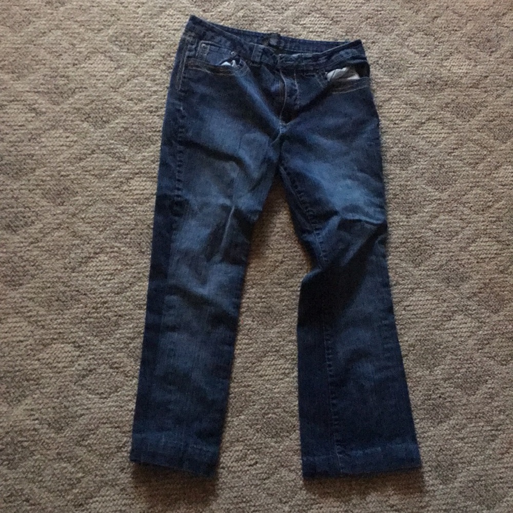Flare flower jeans